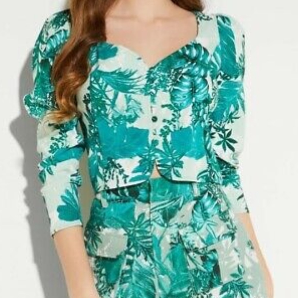 Guess Junglescape Crop Top